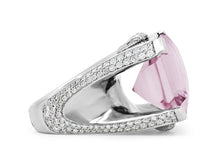 Load image into Gallery viewer, Kazanjian Kunzite Ring in 18K White Gold by Patrick Mauboussin
