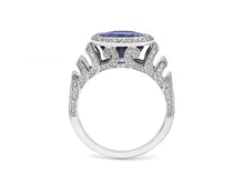 Load image into Gallery viewer, Kazanjian Sapphire, 3.54 carats, &amp; Diamond Ring in Platinum
