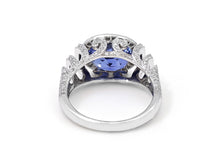 Load image into Gallery viewer, Kazanjian Sapphire, 3.54 carats, &amp; Diamond Ring in Platinum
