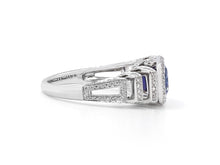 Load image into Gallery viewer, Kazanjian Sapphire, 3.54 carats, &amp; Diamond Ring in Platinum
