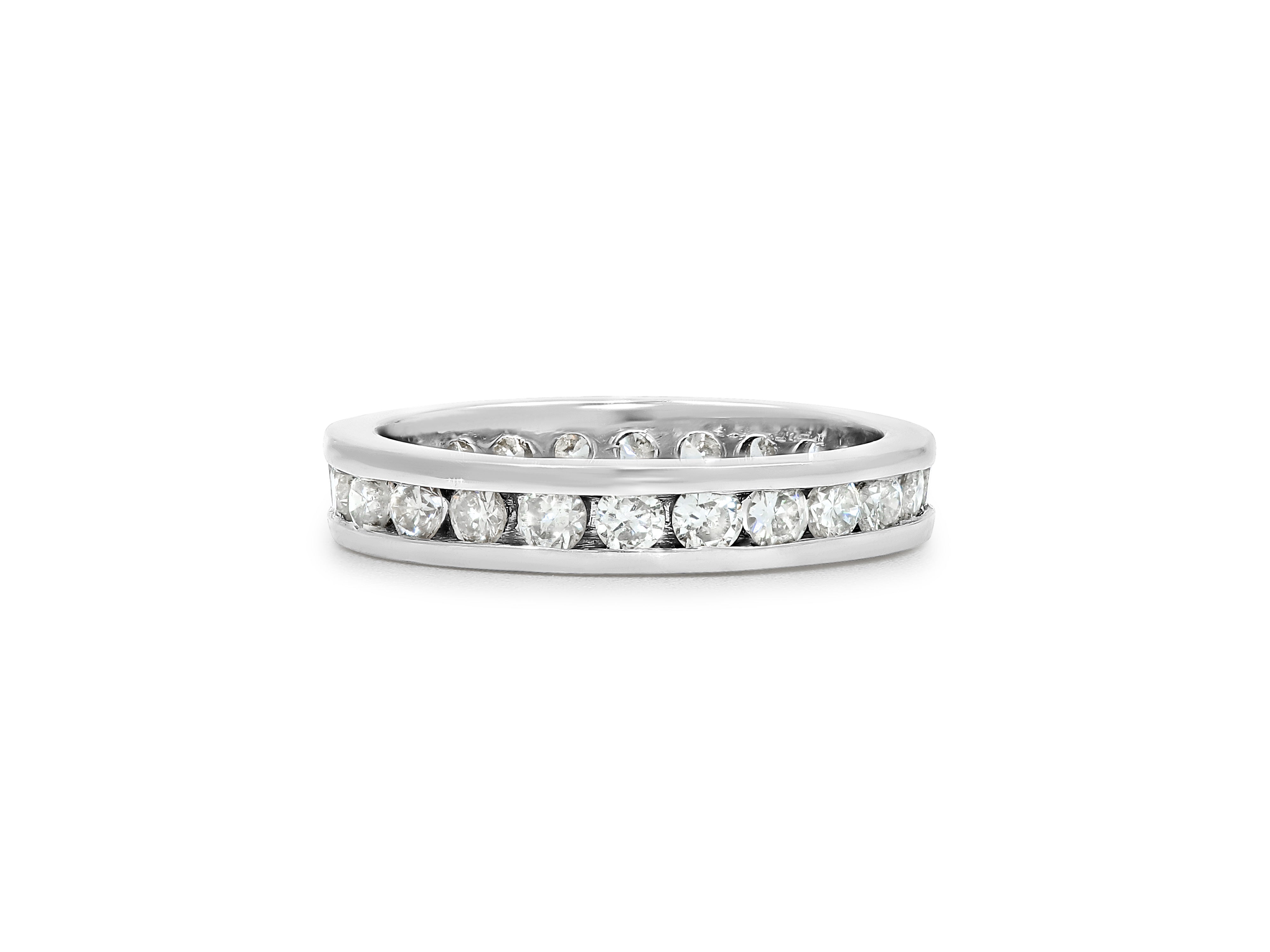 Channel Set Diamond Eternity Band