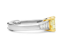 Load image into Gallery viewer, Kazanjian Fancy Intense Yellow, 1.68 carats, Ring in Platinum &amp; 18K Yellow Gold

