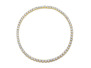 Kazanjian Diamond, ~42 carats, Riviera Necklace in 18K Yellow Gold