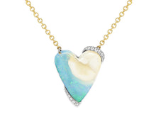 Load image into Gallery viewer, Kazanjian Opal, 27 carats, &amp; Diamond Pendant in 18K Yellow &amp; White Gold
