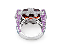 Load image into Gallery viewer, Kazanjian Garnet Ring, in 18K White Gold, by Patrick Mauboussin
