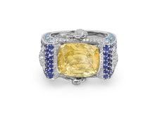 Load image into Gallery viewer, Kazanjian Yellow Sapphire, 12.98 carats, Ring by Patrick Mauboussin

