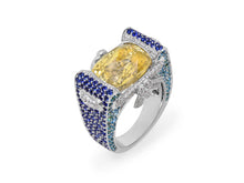 Load image into Gallery viewer, Kazanjian Yellow Sapphire, 12.98 carats, Ring by Patrick Mauboussin
