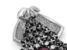 Load image into Gallery viewer, Kazanjian Tourmaline &amp; Garnet Pendant in 18K White Gold by Patrick Mauboussin
