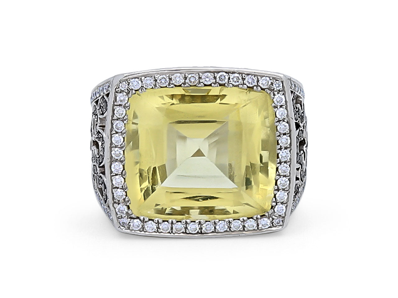 Danburite & Diamond Ring, by Patrick Mauboussin