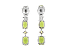 Load image into Gallery viewer, Kazanjian Peridot Bracelet &amp; Earring Set in 18K White Gold
