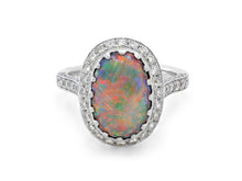 Load image into Gallery viewer, Kazanjian Opal, 3.33 carats, Ring in 18K White Gold
