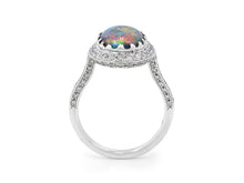 Load image into Gallery viewer, Kazanjian Opal, 3.33 carats, Ring in 18K White Gold
