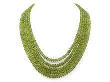 Load image into Gallery viewer, Kazanjian Peridot &amp; Ruby Necklace in 18K White Gold
