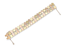 Load image into Gallery viewer, Kazanjian Multi-Shaped 18K Yellow &amp; Rose Gold Line Bracelet
