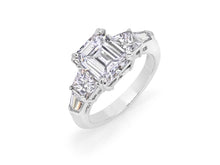 Load image into Gallery viewer, Kazanjian Emerald Cut Diamond, 3.04 carats, Ring, in Platinum
