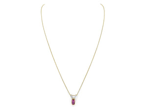 Kazanjian Ruby, 1.13 carats, Pendant Necklace, in 18K Yellow Gold