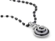 Load image into Gallery viewer, Kazanjian Black Diamond Necklace, in 18K White Gold
