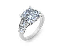Load image into Gallery viewer, Kazanjian Asscher Cut Diamond, 5.61 Carats, Ring in Platinum
