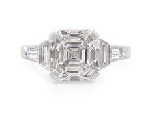 Load image into Gallery viewer, Kazanjian Asscher Cut Diamond, 4.17 carats, Ring in Platinum
