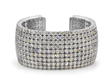 Load image into Gallery viewer, Kazanjian Diamond Cuff Bracelet in 18K White Gold
