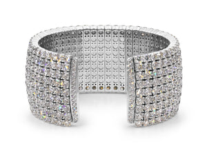 Kazanjian Diamond Cuff Bracelet in 18K White Gold