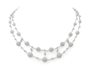 Constellation Diamond Necklace, in 18K White Gold