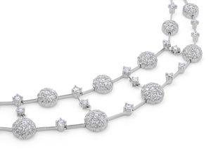 Kazanjian Constellation Diamond Necklace, in 18K White Gold