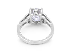 Kazanjian Asscher Cut Diamond, 3.02 carats, Ring in Platinum