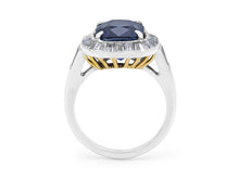 Load image into Gallery viewer, Kazanjian Sapphire, 6.20 carats, Ring, in Platinum &amp; 18K Yellow Gold
