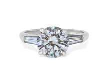Load image into Gallery viewer, Kazanjian Round Brilliant Diamond, 2.06 carats, Ring in Platinum
