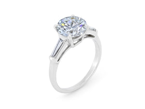 Kazanjian Round Brilliant Diamond, 2.06 carats, Ring in Platinum