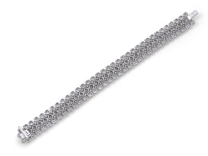 Kazanjian Flexible Link Diamond Bracelet, in Platinum