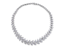 Load image into Gallery viewer, Kazanjian Diamond Leaf Motif Necklace in 18K White Gold
