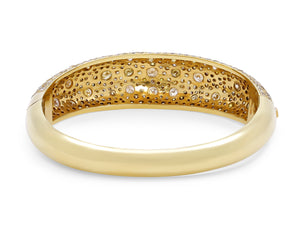 Kazanjian Multi-Colored Diamond Bangle Bracelet, in 18K Yellow Gold