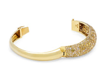 Load image into Gallery viewer, Kazanjian Multi-Colored Diamond Bangle Bracelet, in 18K Yellow Gold
