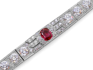 Ruby & Diamond Bracelet, by Fougeray