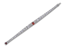 Load image into Gallery viewer, Ruby &amp; Diamond Bracelet, by Fougeray
