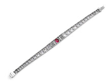 Load image into Gallery viewer, Ruby &amp; Diamond Bracelet, by Fougeray
