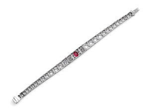 Ruby & Diamond Bracelet, by Fougeray