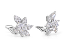 Load image into Gallery viewer, Kazanjian Diamond, 8.84 Carats, Cluster Earrings, in Platinum
