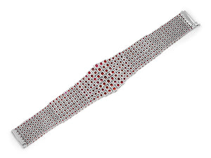 Kazanjian Ruby Bracelet & Earrings Set in Platinum