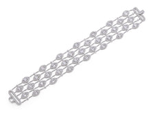 Load image into Gallery viewer, Kazanjian White Sapphire &amp; Diamond Bracelet
