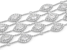 Load image into Gallery viewer, Kazanjian White Sapphire &amp; Diamond Bracelet
