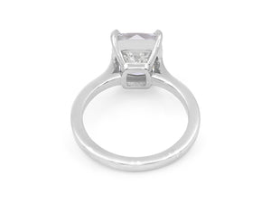 Kazanjian Cushion Cut Diamond, 3.51 carats, Ring in Platinum