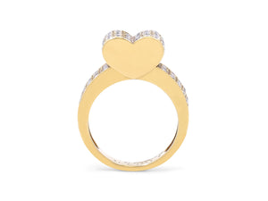 Pavé Diamond Cocktail Ring in 18K Yellow Gold by Van Cleef & Arpels