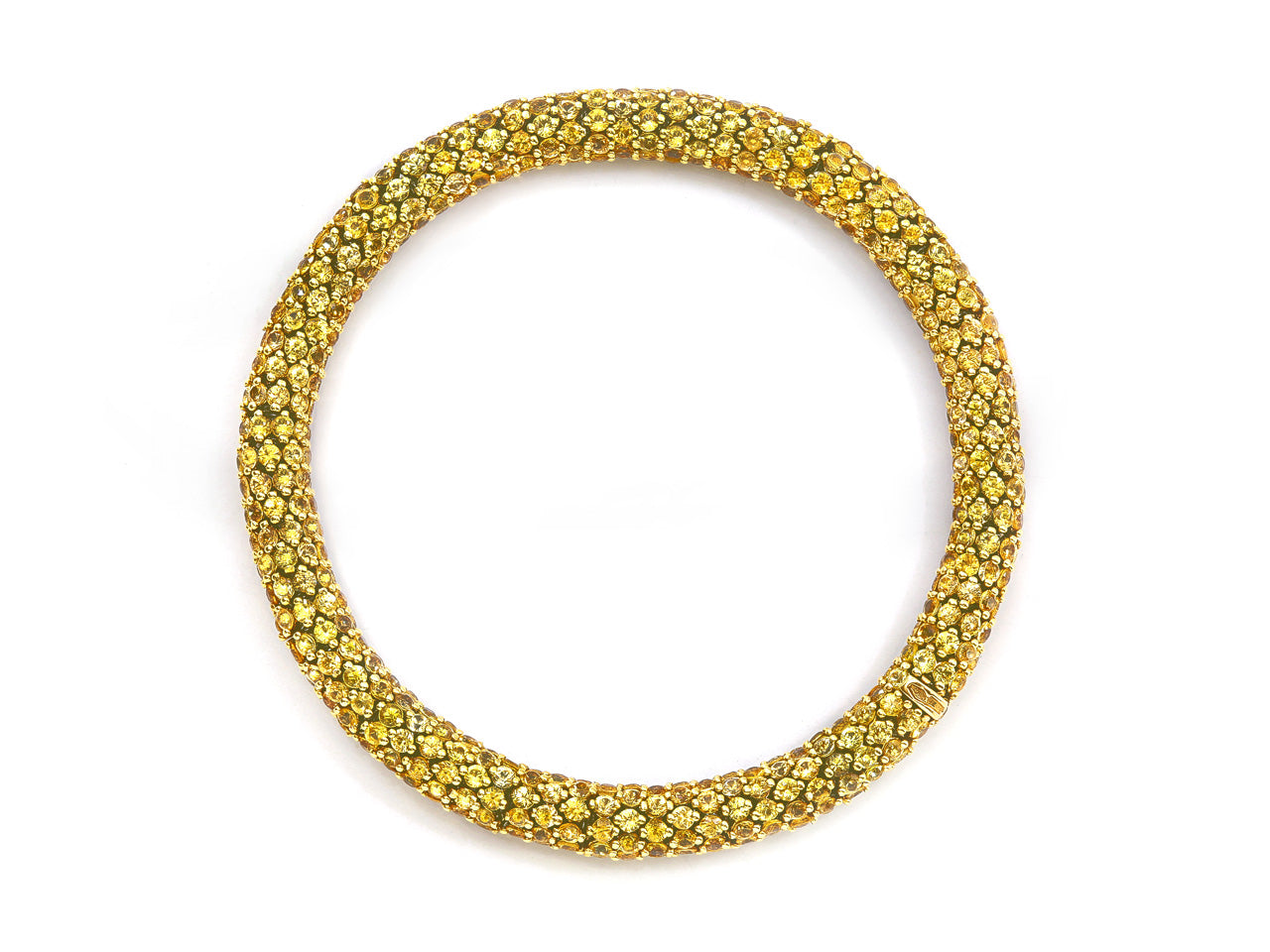 Yellow Sapphire Bracelet in 18K Yellow Gold by Robert Demeglio