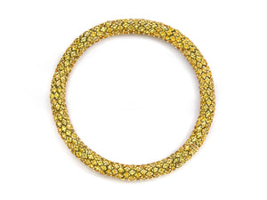Yellow Sapphire Bracelet in 18K Yellow Gold by Robert Demeglio