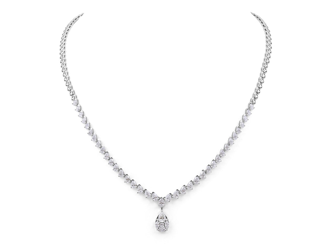 Kazanjian Diamond Necklace in 18K White Gold