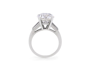 Kazanjian Round Diamond, 4.00 carats, Ring in Platinum