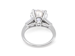 Kazanjian Round Diamond, 4.00 carats, Ring in Platinum